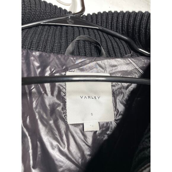 Varley Womens Mayten Knit Puffer Jacket Coat Black Size Small - Picture 4 of 10